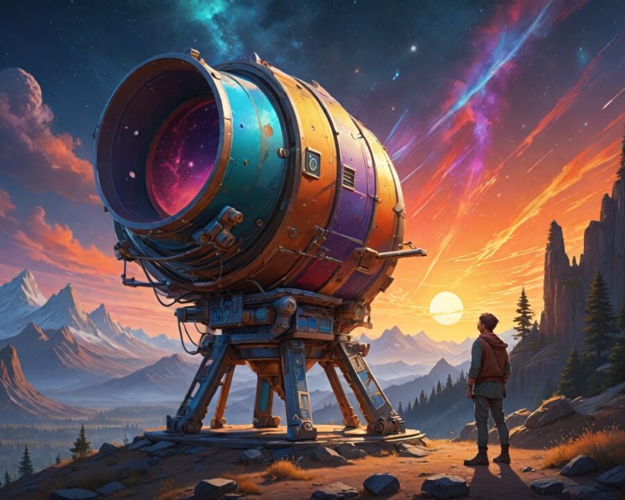 How telescopes detect different wavelengths in space