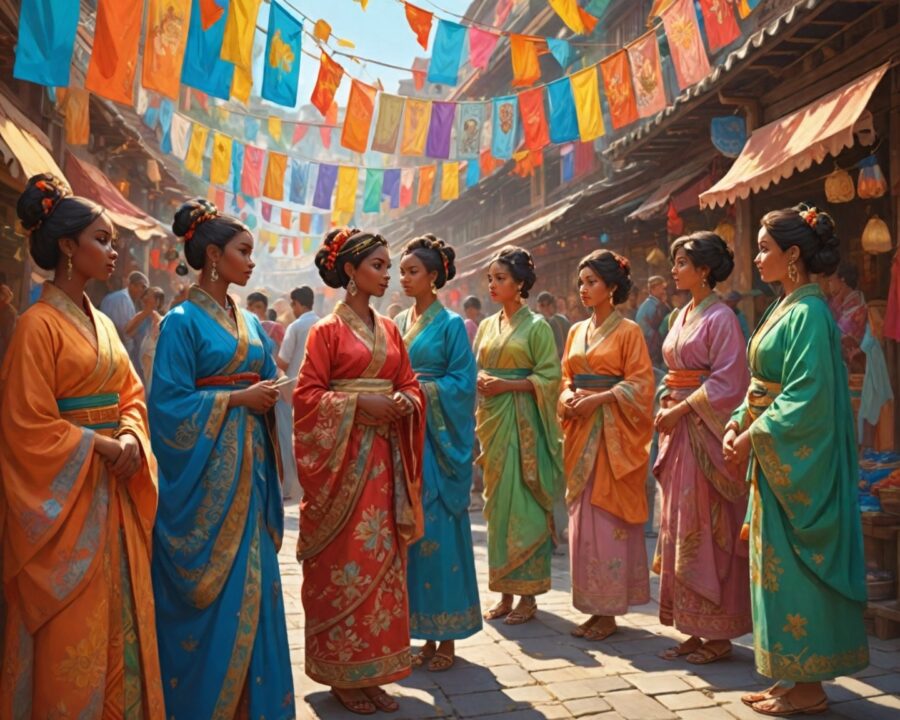 Exploring traditional clothing styles from diverse cultures