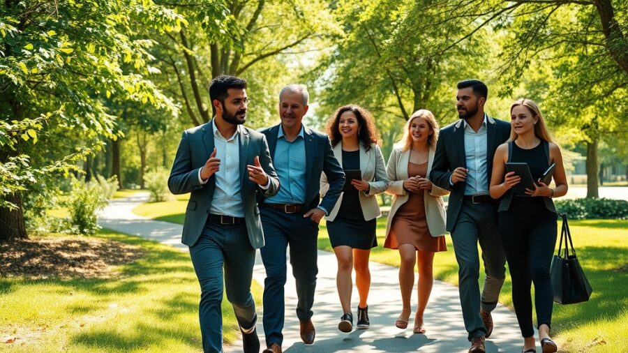 Boosting Productivity and Creativity with Walking Meetings