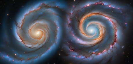 Galaxy Collision: The Future of Cosmic Mergers